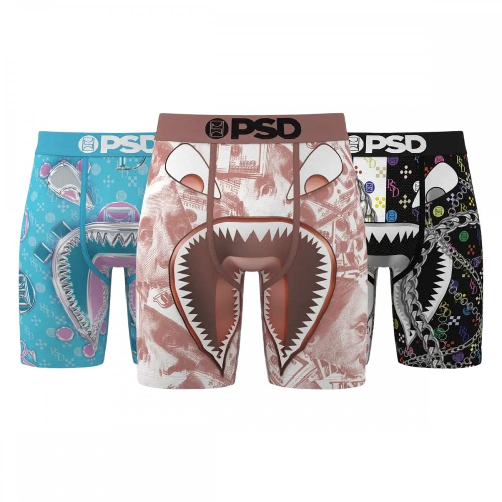 PSD Warface Chrome 3Pk Boxer Briefs