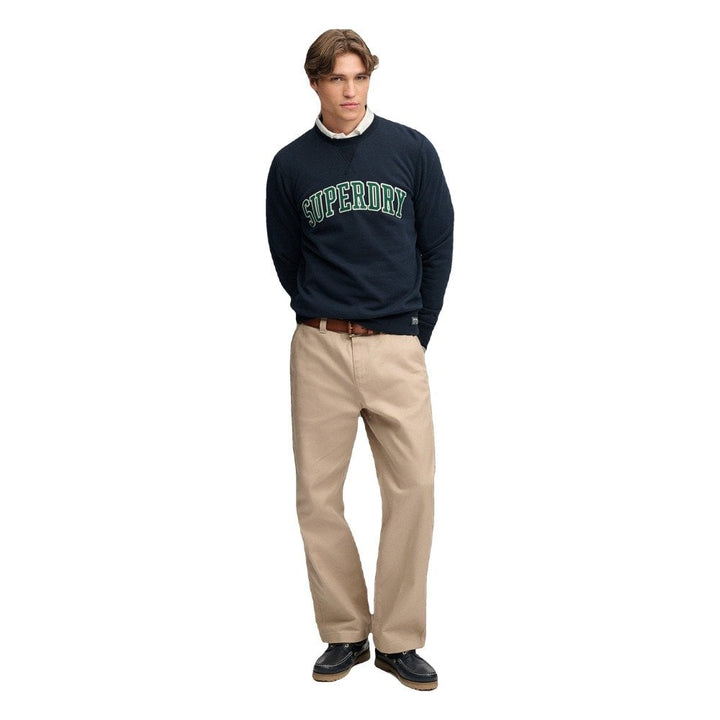 Superdry Athletic Applique Relaxed Crew Sweatshirt