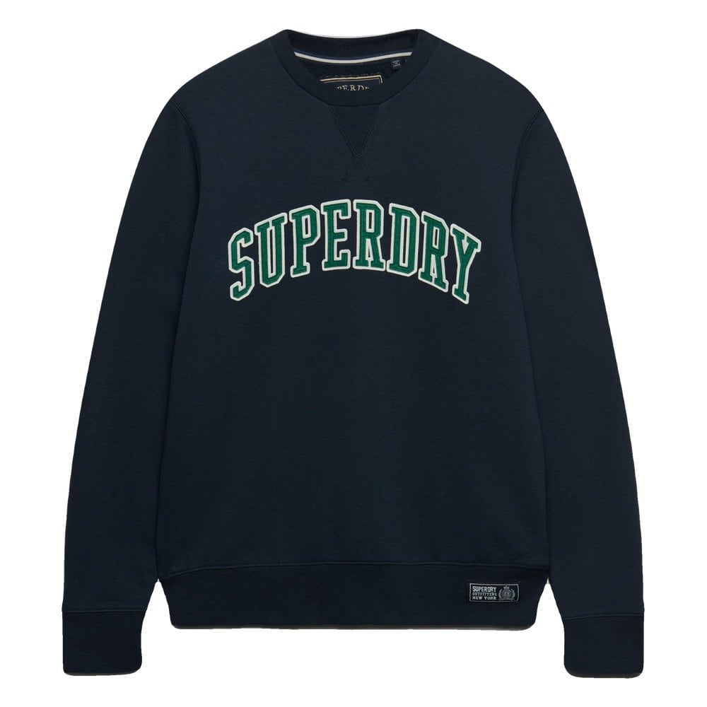 Superdry Athletic Applique Relaxed Crew Sweatshirt