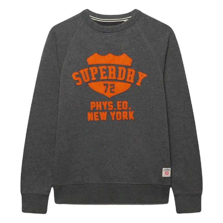 Superdry Athletic Felt Applique Crew Neck Sweatshirt