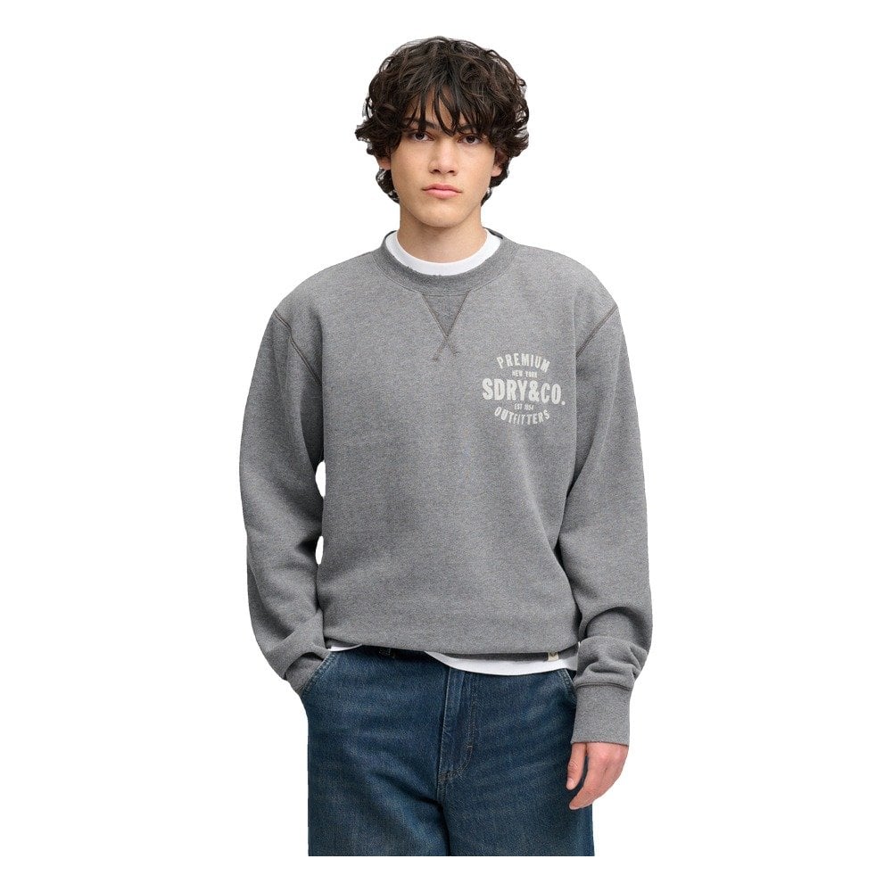 Superdry Block Text Crew Neck Sweatshirt