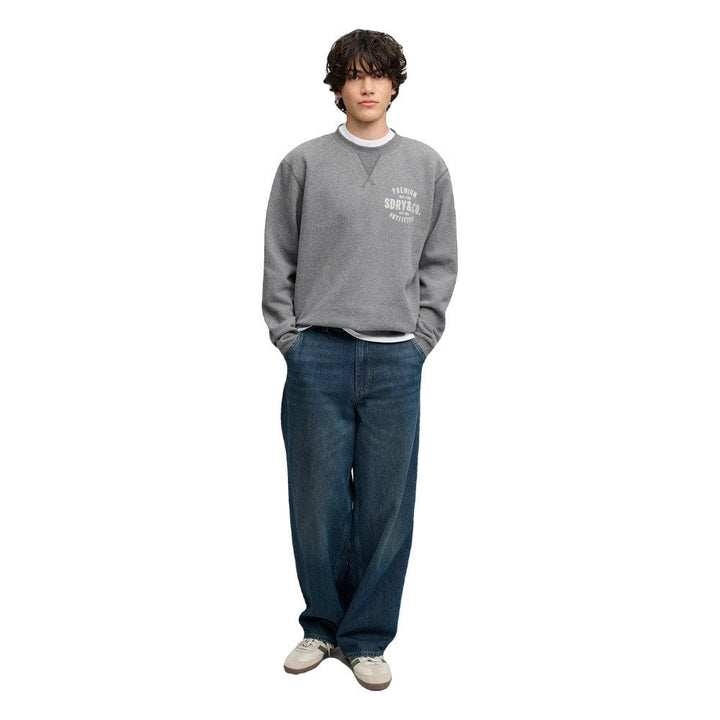 Superdry Block Text Crew Neck Sweatshirt