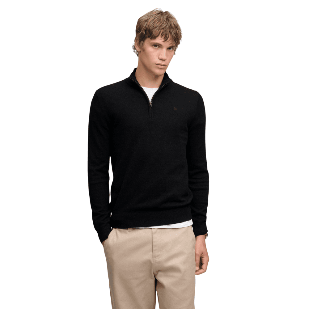 Superdry Essential Lightweight Wool Blend Half Zip Jumper
