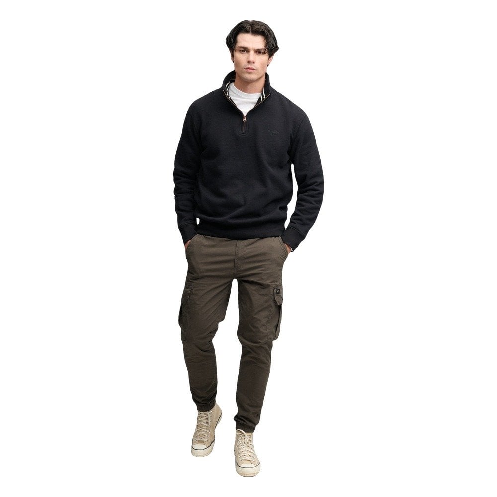 Superdry Essential Serif Logo Half Zip Sweatshirt