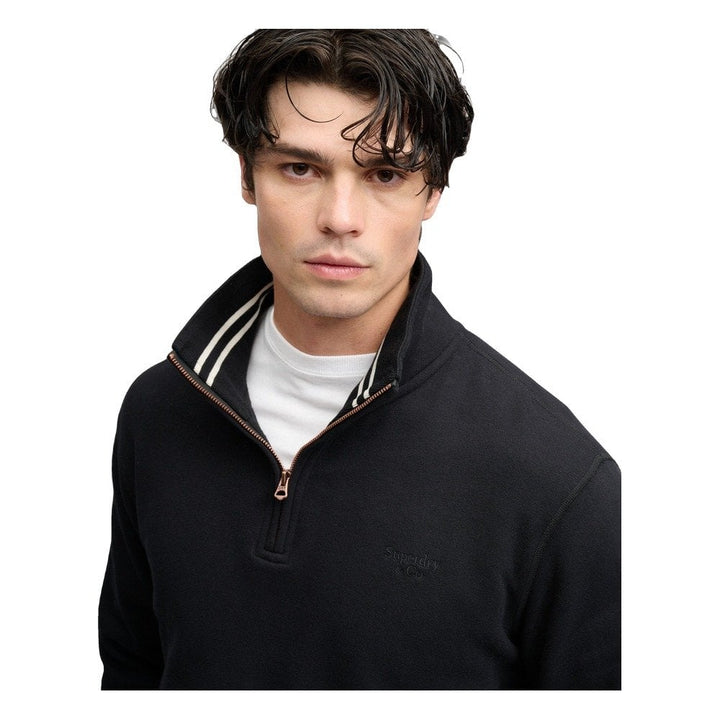 Superdry Essential Serif Logo Half Zip Sweatshirt