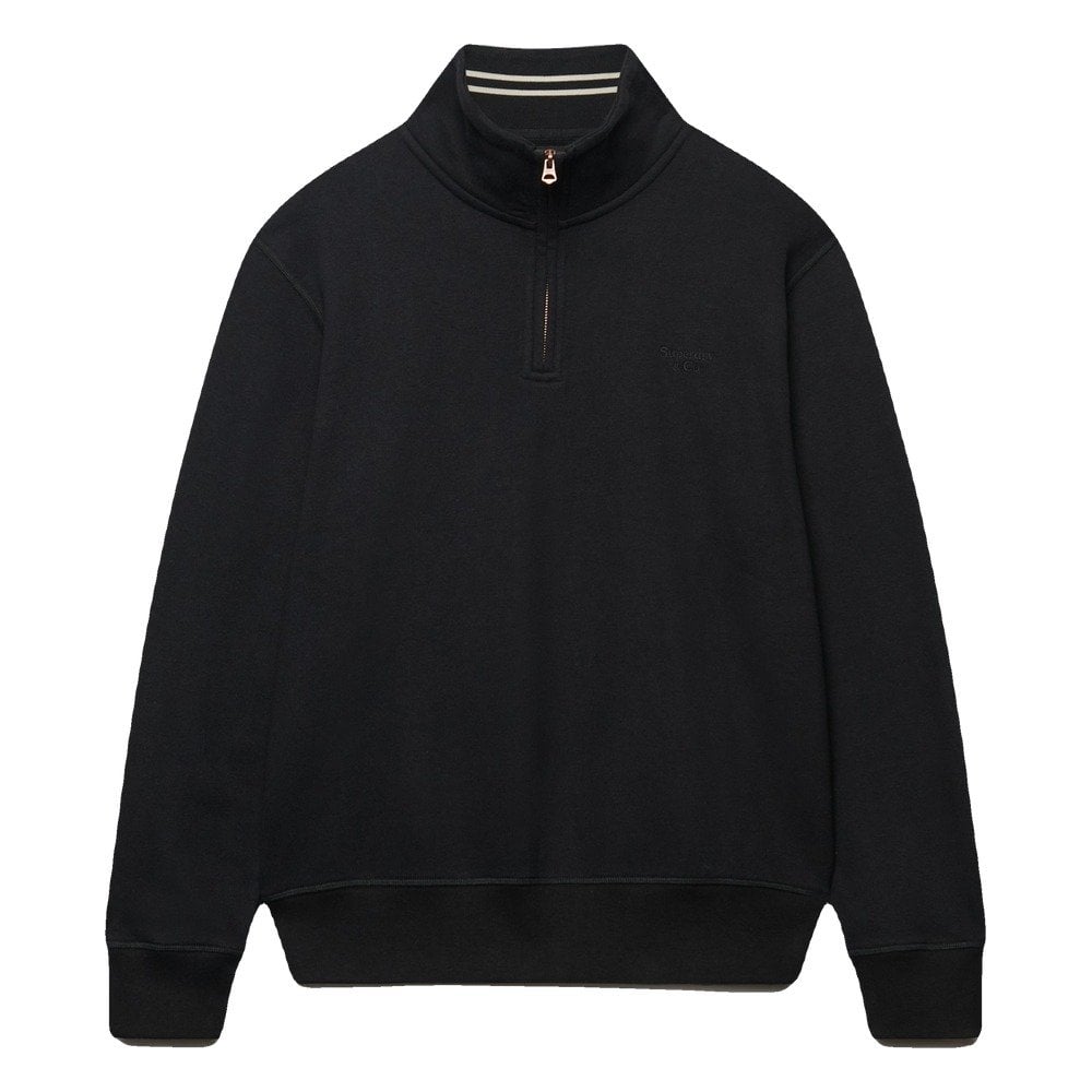 Superdry Essential Serif Logo Half Zip Sweatshirt