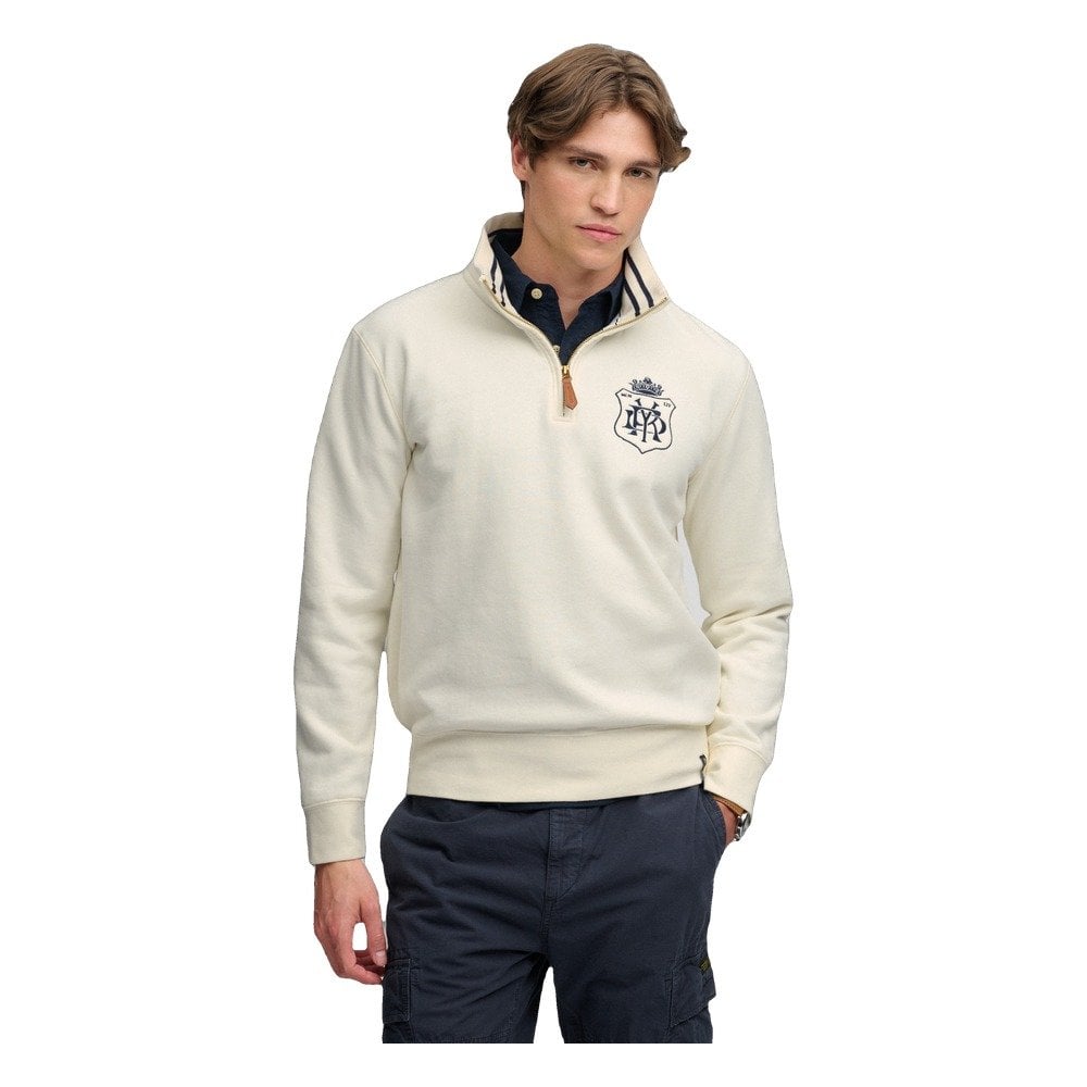 Superdry Gothic Varsity Half Zip Sweatshirt