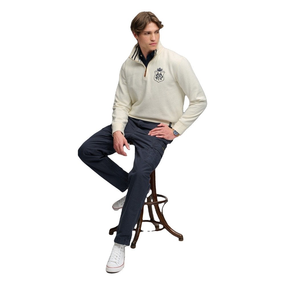 Superdry Gothic Varsity Half Zip Sweatshirt
