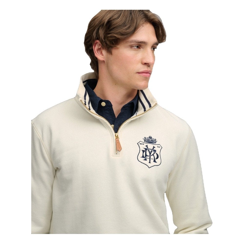 Superdry Gothic Varsity Half Zip Sweatshirt
