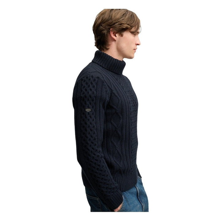 Superdry Jacob Cable Roll Neck Jumper