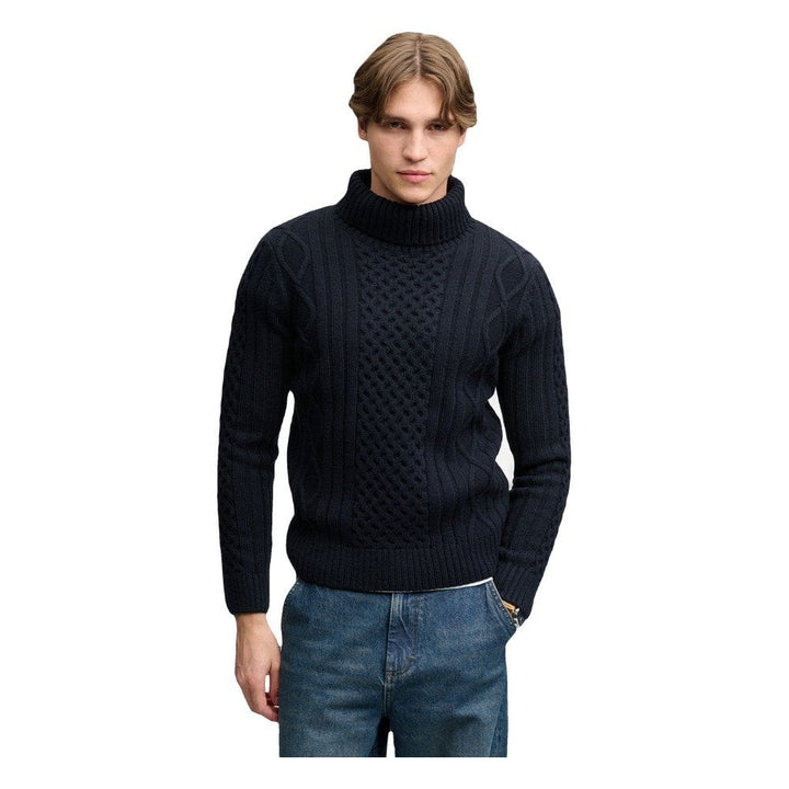Superdry Jacob Cable Roll Neck Jumper