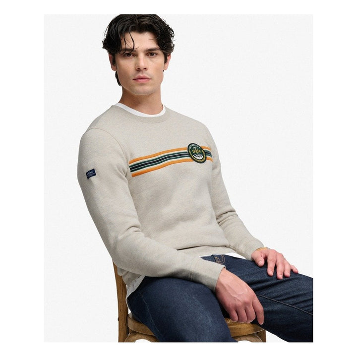 Superdry Outdoor Stripe Logo Relaxed Sweatshirt