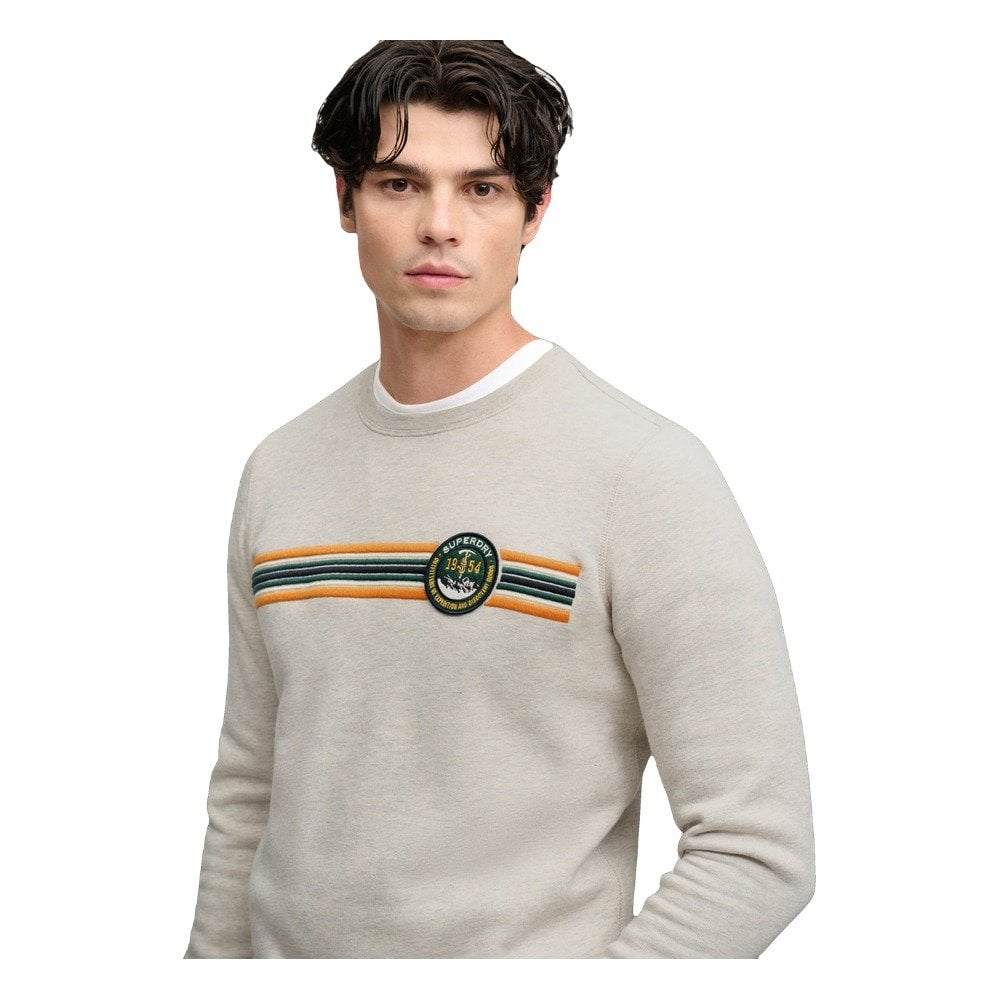 Superdry Outdoor Stripe Logo Relaxed Sweatshirt