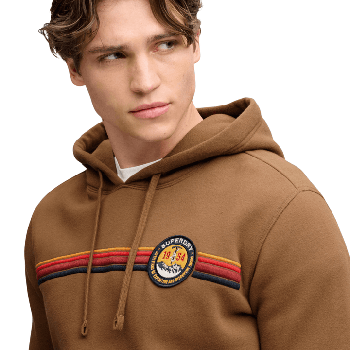 Superdry Outdoors Stripe Logo Hoodie