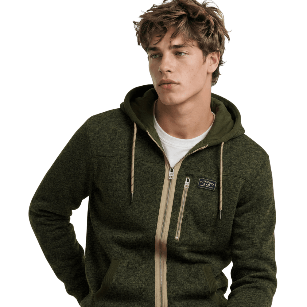 Superdry Storm Fleece Zip Hoodie
