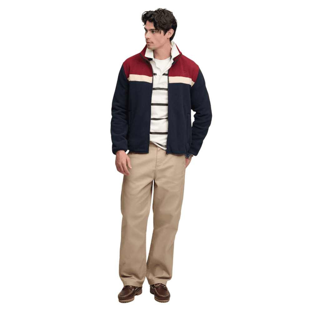 Superdry Tricolour Zip Through Fleece